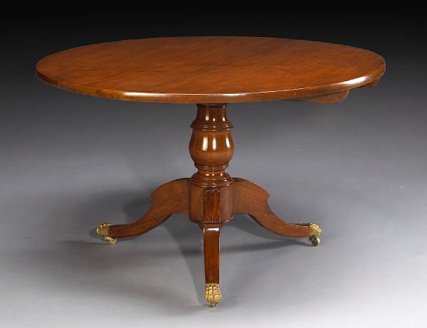 Appraisal: A Regency mahogany breakfast table first quarter th century height