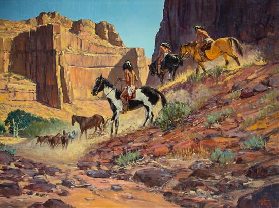 Appraisal: Sale Lot Noel J Daggett American - On the Canyon