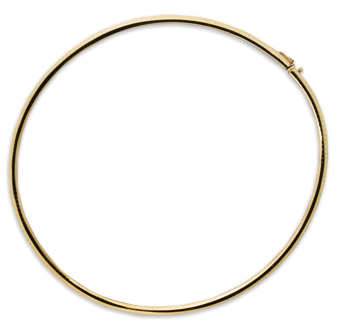 Appraisal: A FOURTEEN KARAT GOLD NECKLACE A fourteen karat gold necklace