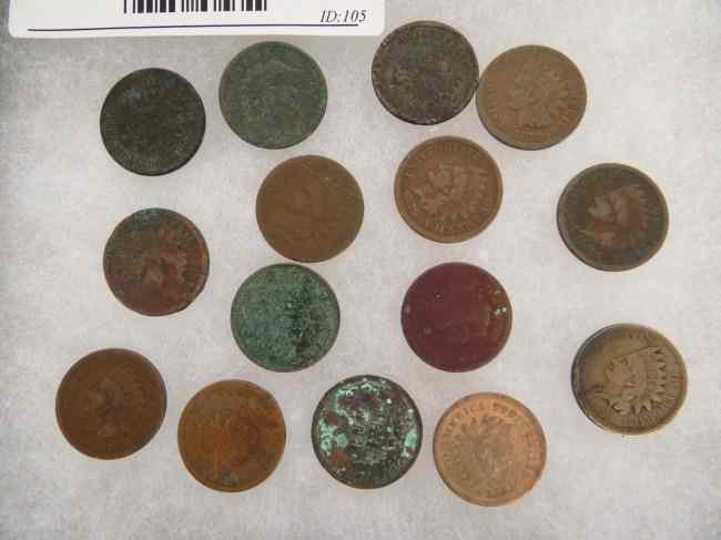 Appraisal: lot Indian Head Cents including up to