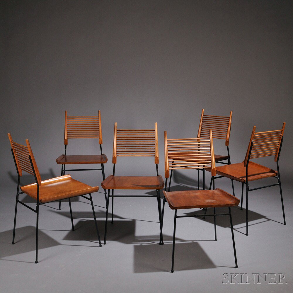 Appraisal: Six Paul McCobb for Planner Group Dining Chairs Maple and