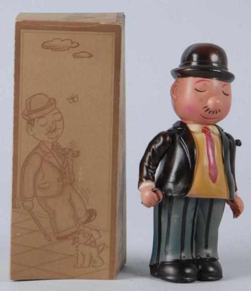 Appraisal: Celluloid Jolly Man Wind-Up Toy Description Japanese Pre-war Working Wimpy