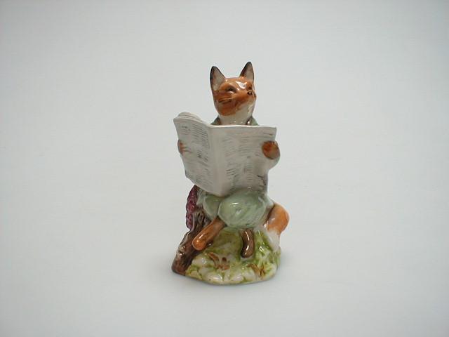 Appraisal: A Royal Albert Beatrix Potter figure - Foxy Reading brown