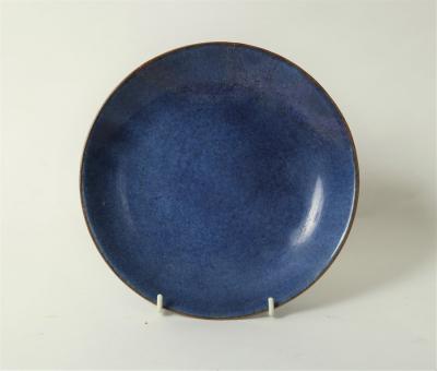 Appraisal: An th Century Chinese saucer dish the powder blue glaze