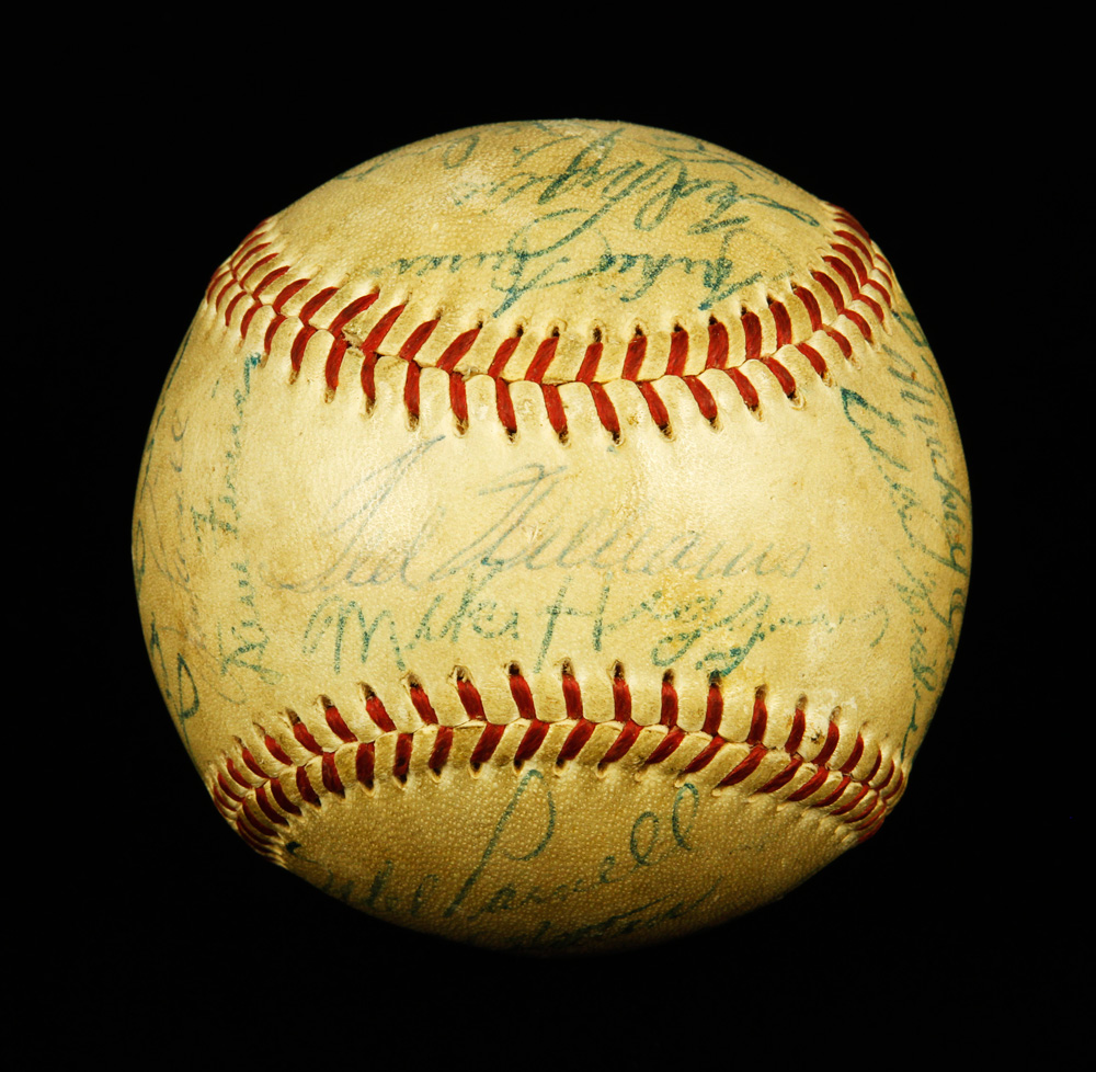 Appraisal: - Ted Williams Signed Baseball Baseball signed by Ted Williams