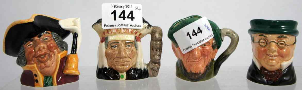 Appraisal: Royal Doulton Miniature Character Jugs Mr Pickwick D North American