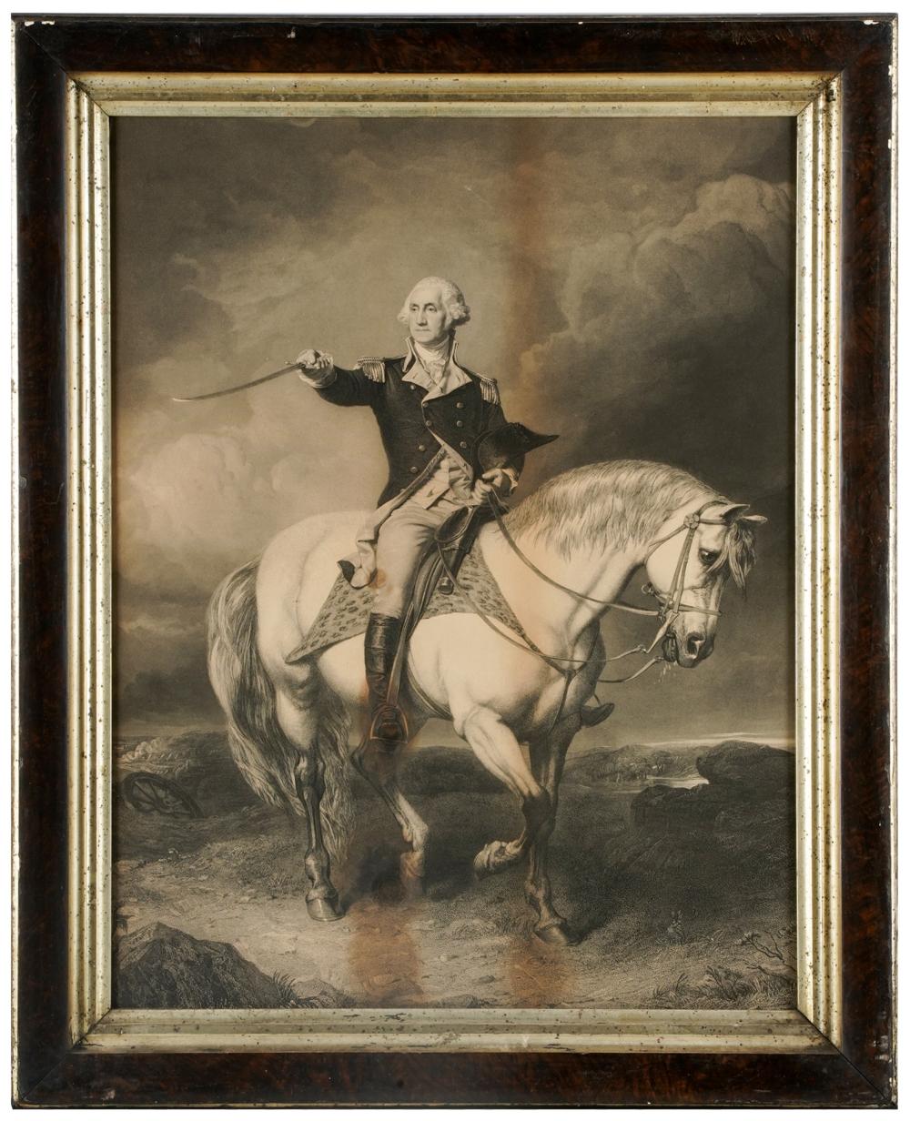 Appraisal: AFTER JOHN FAED - GEORGE WASHINGTONGeorge Washington Receiving a Salute