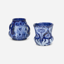 Appraisal: William Moorcroft for James Macintyre Co Florian Ware vases with