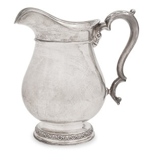 Appraisal: An American Silver Water Pitcher International Silver Co Meridien CT