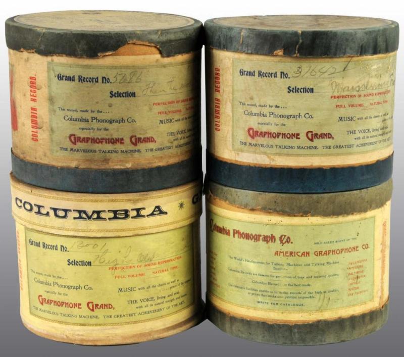 Appraisal: Lot of Concert Cylinder Records Condition Poor - Good