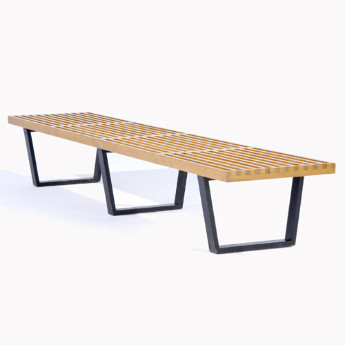 Appraisal: GEORGE NELSON HERMAN MILLER Platform bench x x