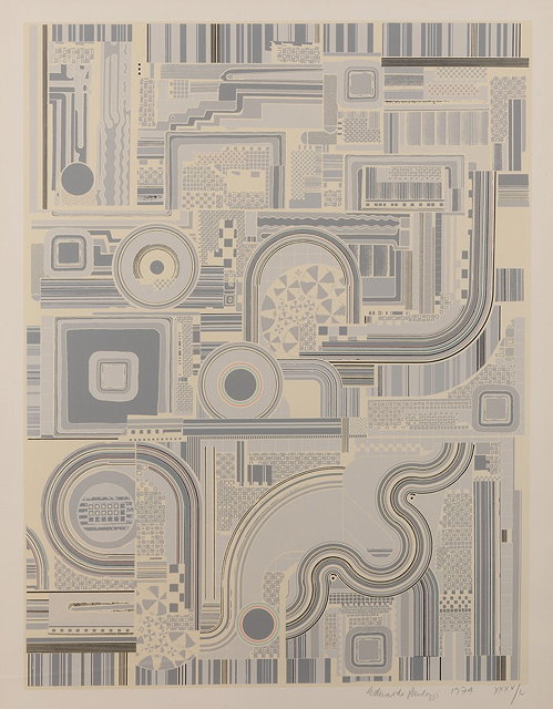 Appraisal: Eduardo Paolozzi British - Zatblak Greys XXXV L signed dated