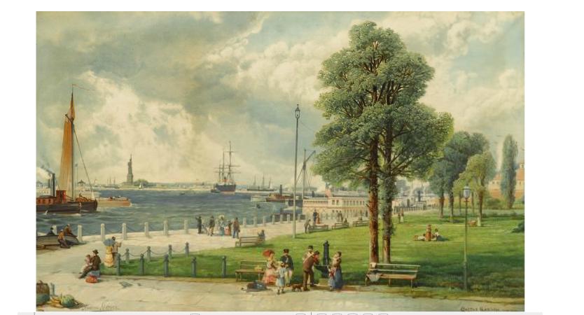 Appraisal: Chromolithograph Melrose Andrew A View of The Battery and The