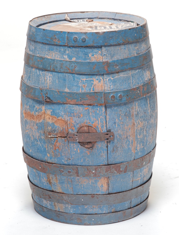 Appraisal: AMERICAN WITCH HAZEL KEG Late th-early th century Stave constructed