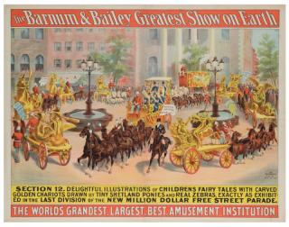 Appraisal: Barnum and Bailey Greatest Show on Earth Parade Section Delightful