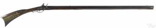 Appraisal: Full stock Pennsylvania flintlock long rifle made from period and