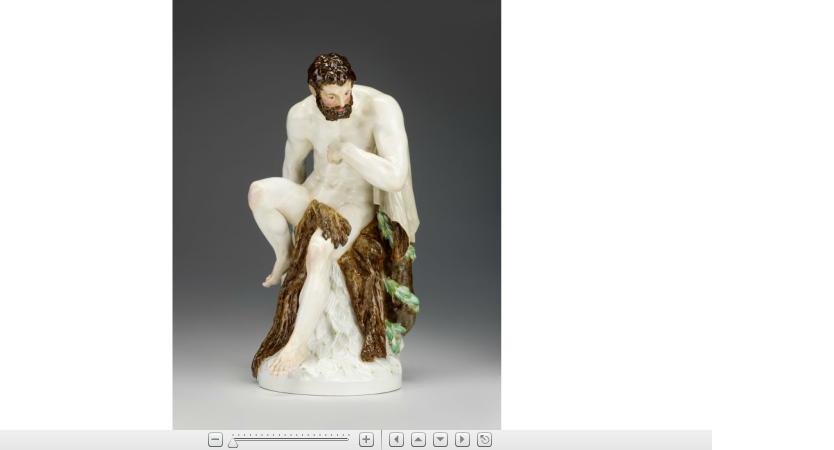 Appraisal: KPM porcelain figure of Hercules late th early th century