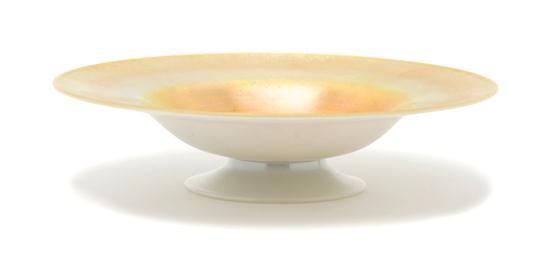 Appraisal: Steuben Aurene Bowl having calcite on the exterior Height x