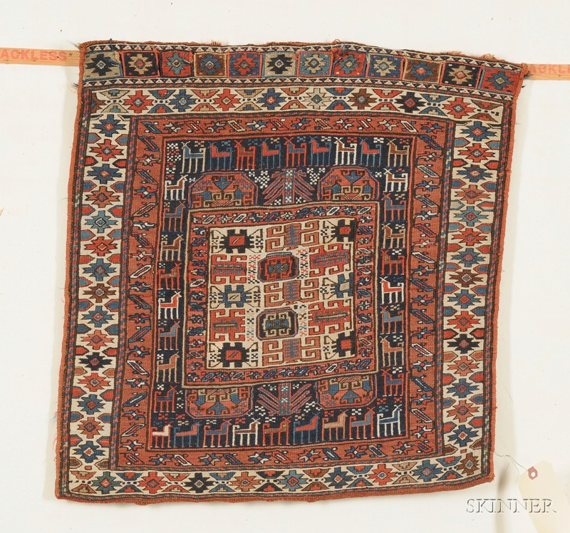 Appraisal: Shahsavan Soumak Bagface Northwest Persia last quarter th century ft