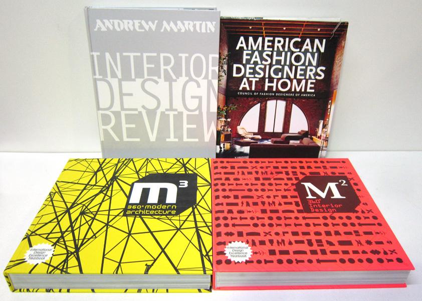 Appraisal: FOUR BOOKS DESIGN ARCHITECTURE HARD COVER FOUR BOOKS DESIGN ARCHITECTURE