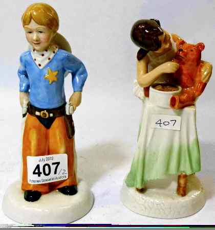 Appraisal: Royal Doulton Childhood Days Series And One for You HN