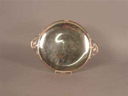 Appraisal: William Schenck Company sterling silver tray early th century Of