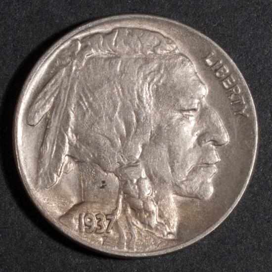 Appraisal: United States Indian head type nickel five-cent piece -D three-legged