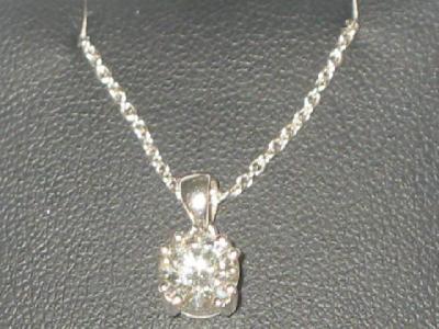 Appraisal: A SOLITAIRE DIAMOND PENDANT the brilliant cut diamond approximately cts