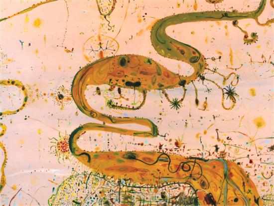 Appraisal: JOHN OLSEN BORN Wetlands glicee print x cm