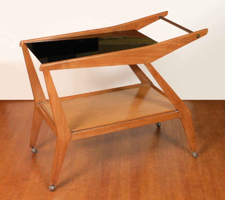 Appraisal: TILLY STECKERL MID CENTURY TEA CART Designed by Tilly Steckerl