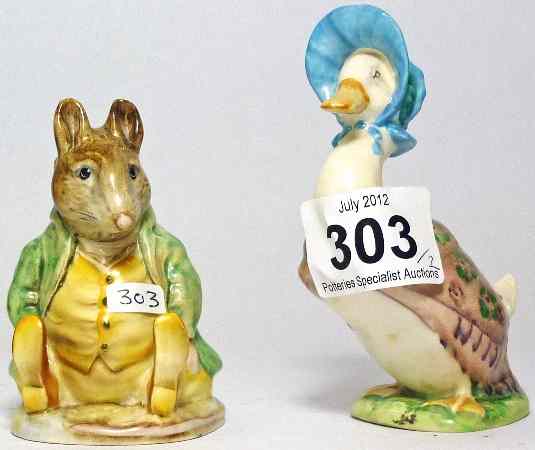 Appraisal: Beswick Beatrix Potter Figures Samuel Whiskers and Jemima Puddle Duck