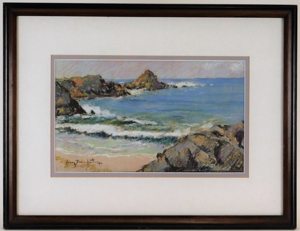 Appraisal: HENRY DAVENPORT NEW ENGLAND COAST PASTEL DRAWING Massachusetts - Impressionist