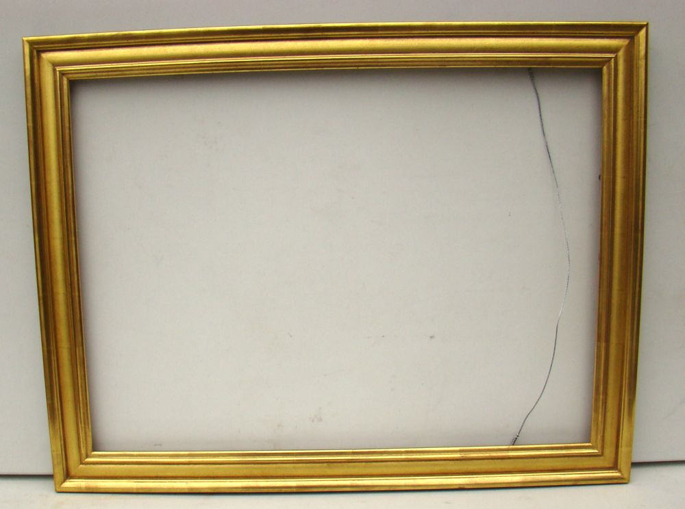 Appraisal: MOLDED GILT FRAME Purchased from Guido of Boston Rabbet size