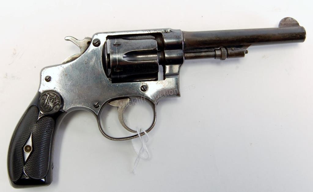 Appraisal: S W Model nd Change Hand Ejector Revolver-Blued barrel Chambered