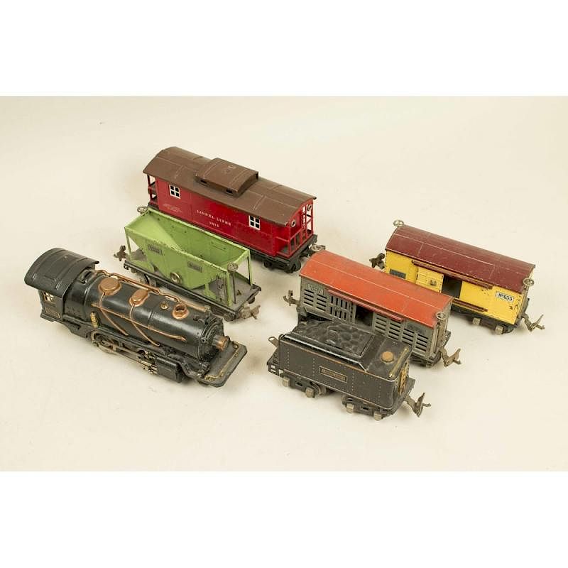 Appraisal: Lionel O Gauge Train Set Lionel O gauge train set