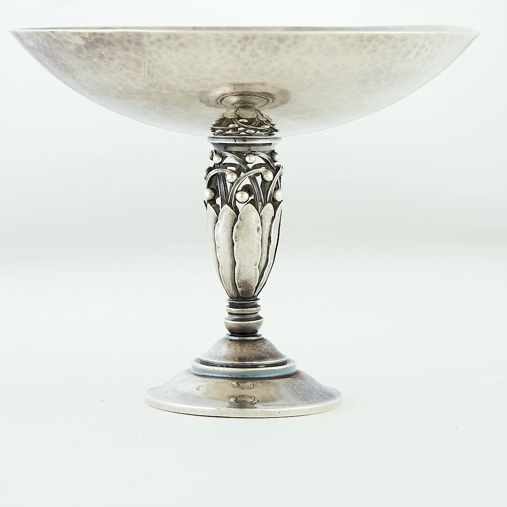 Appraisal: Georg Jensen Sterling Silver Tazza Johan Rohde - for Georg