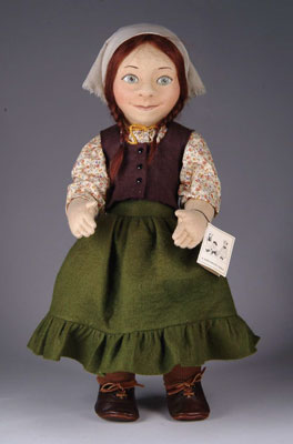 Appraisal: JOHN WRIGHT DOLL This is the mate to Seth another