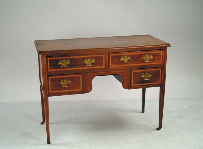 Appraisal: INLAID DIMINUTIVE MAHOGANY SIDEBOARD First quarter of the th C