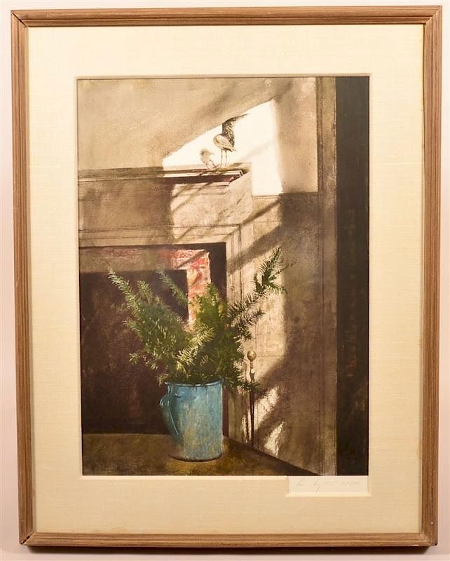 Appraisal: Andrew Wyeth Limited Edition Print Andrew Wyeth Limited Edition Collotype