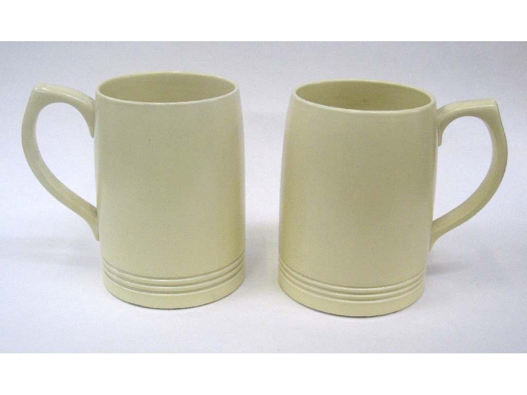 Appraisal: Pair of Keith Murray Wedgwood tankards