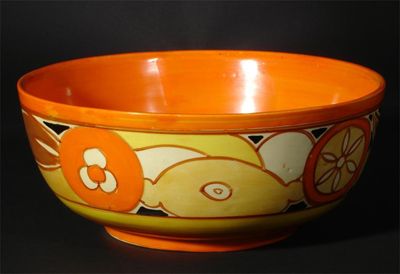 Appraisal: Sliced Fruit' a Clarice Cliff Bizarre bowl painted in shades