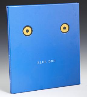 Appraisal: Book Blue Dog by George Rodrigue and Lawrence Freundlich autographed