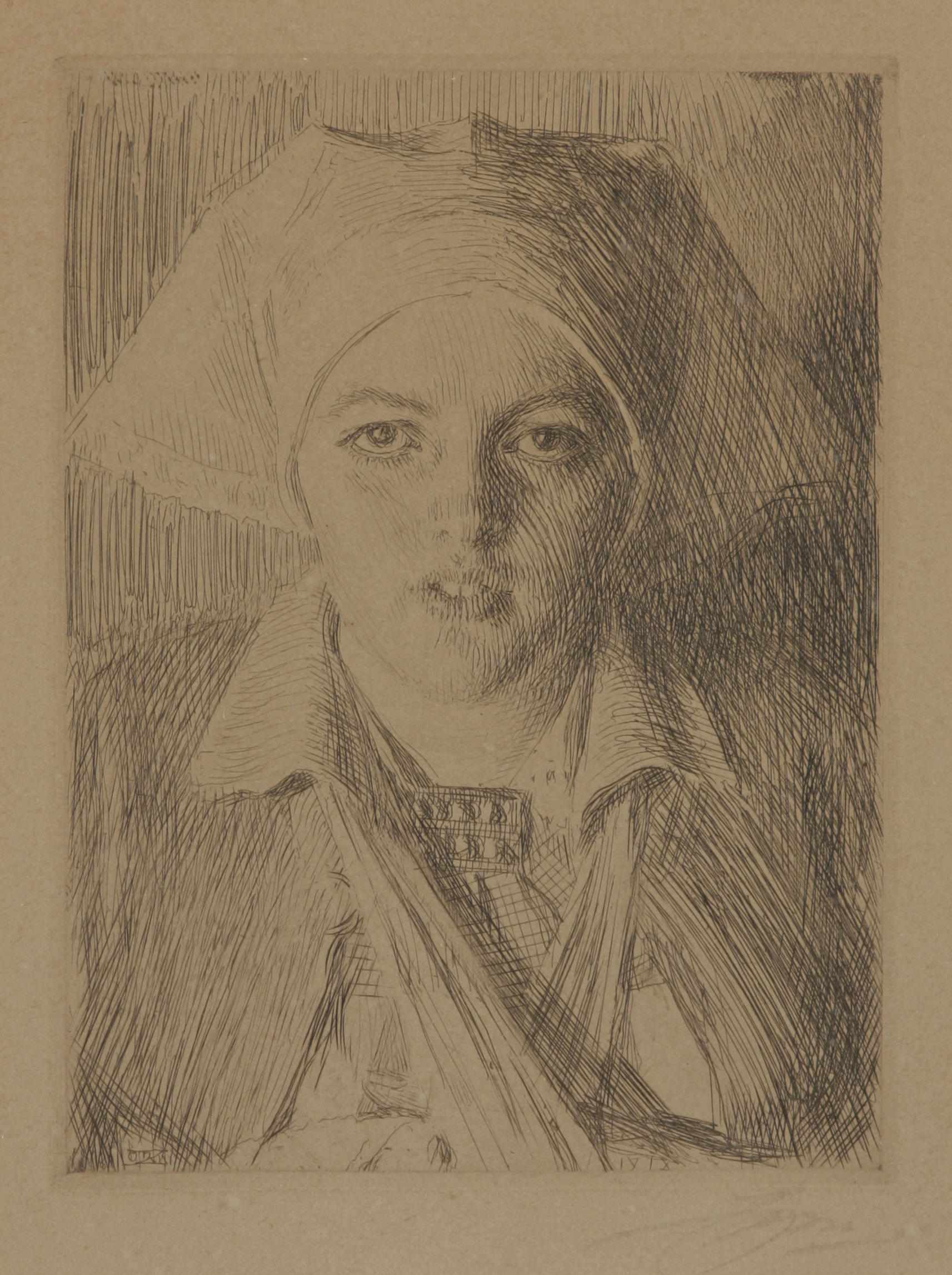 Appraisal: Anders Zorn Swedish - Guilli II A H H Etching