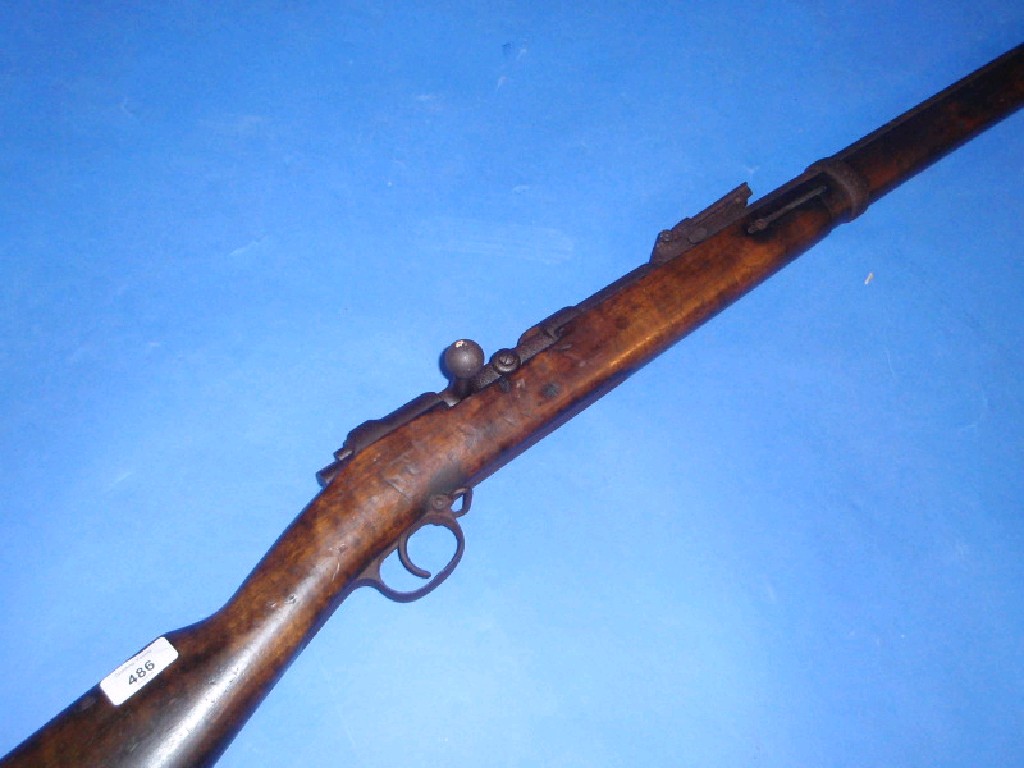 Appraisal: Antique bolt action rifle