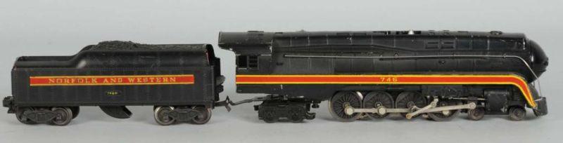 Appraisal: Lionel Norfolk Western Locomotive Tender Description Post-war O-gauge Tender with