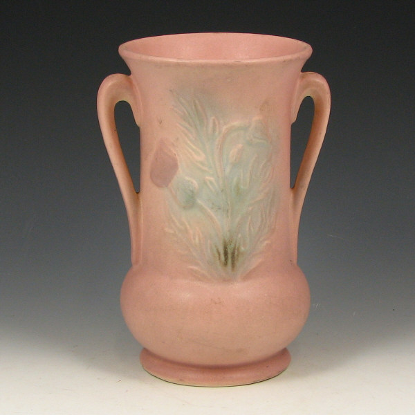 Appraisal: Hull Thistle - Vase - Mint Thistle vase in pink