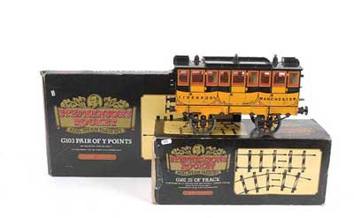 Appraisal: Hornby Railways Gauge items consisting of G unboxed -wheeled Liverpool