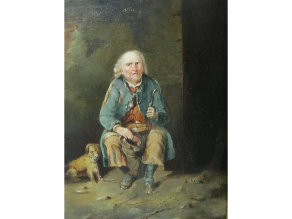 Appraisal: MANNER OF THOMAS FAED An elderly man seated in a