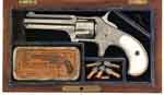 Appraisal: CASED FACTORY ENGRAVED REMINGTON NUMBER SMOOT REVOLVER Cal RF SN