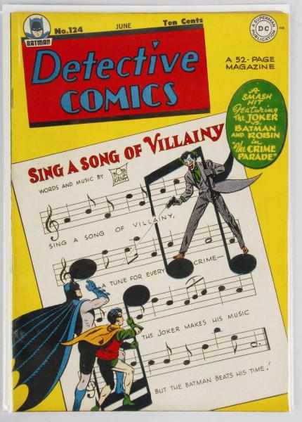 Appraisal: Detective Comics Comic Book No This issue lays flat and